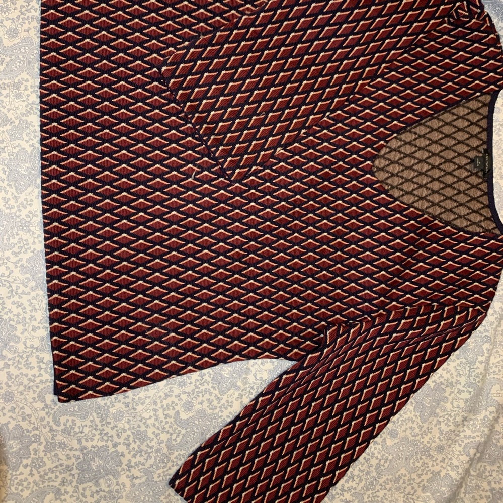 Ann Taylor three quarter wide sleeve shirt